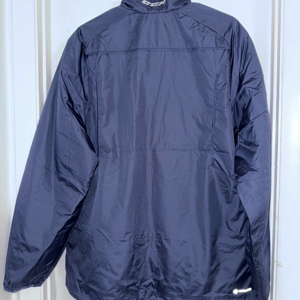 CCM Navy Blue Men's Hockey Jacket - Picture 2 of 4